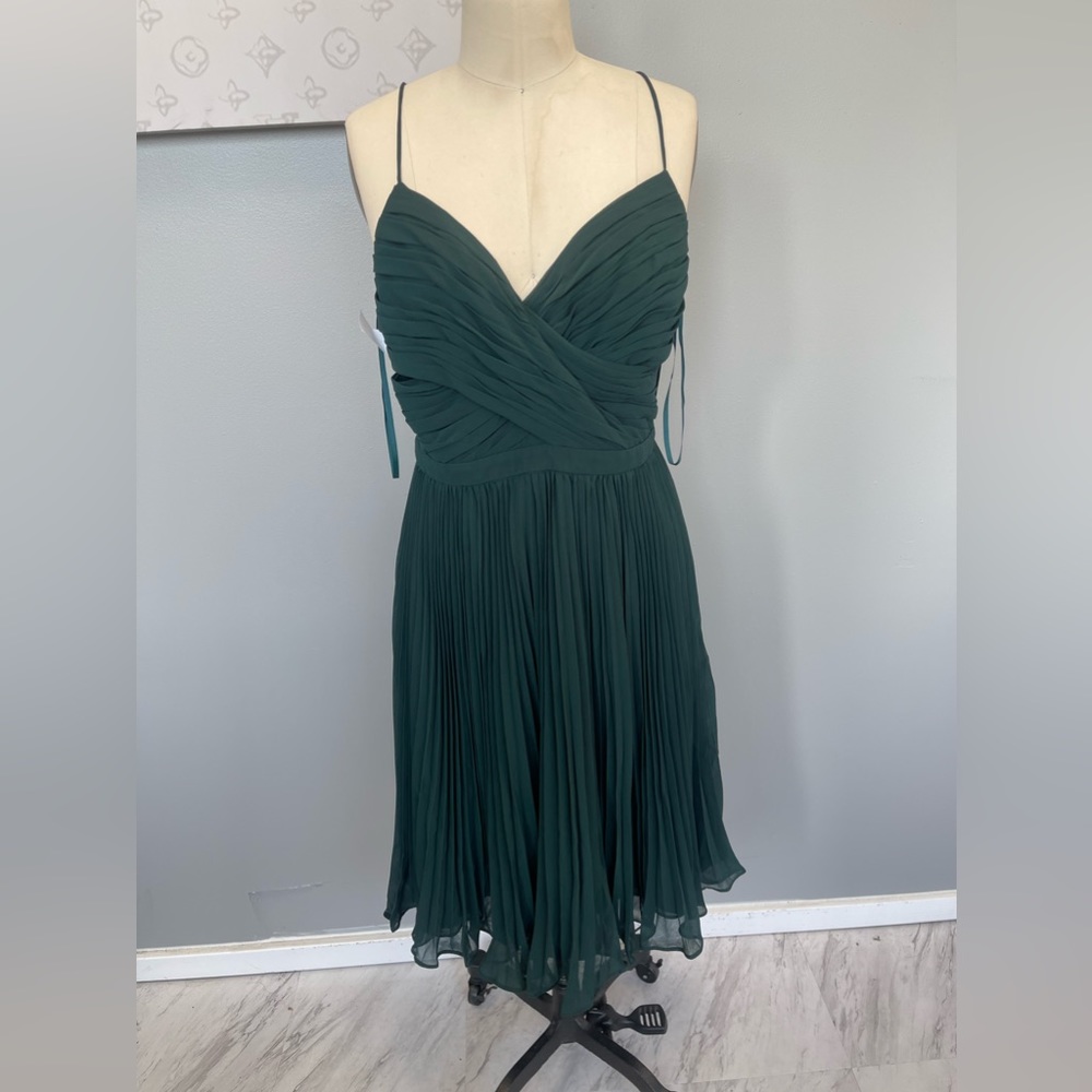 Fame and Partners Teal Midi Dress